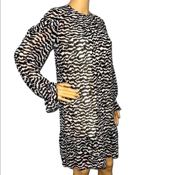 Who What Wear Semi Sheer Lined Summer Dress​​​​ - Picture 1 of 12